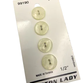 1/2" Gertrude | Plastic Buttons