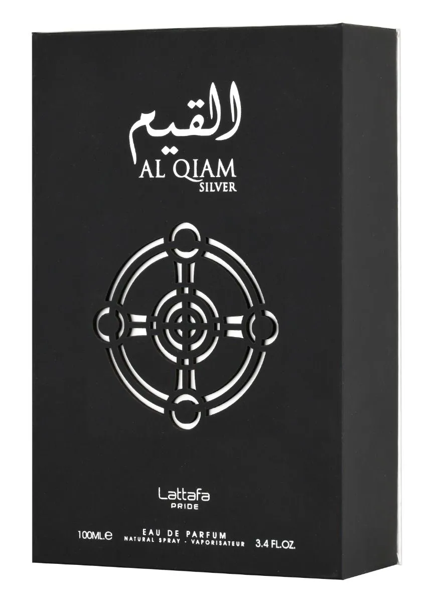 Al Qiam Silver By LATTAFA PRIDE Eau De Parfum Spray 3.4 oz 100 ml