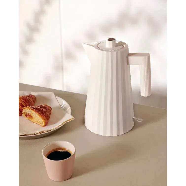 Alessi Plisse 1.7 Litre Electric Kettle, White