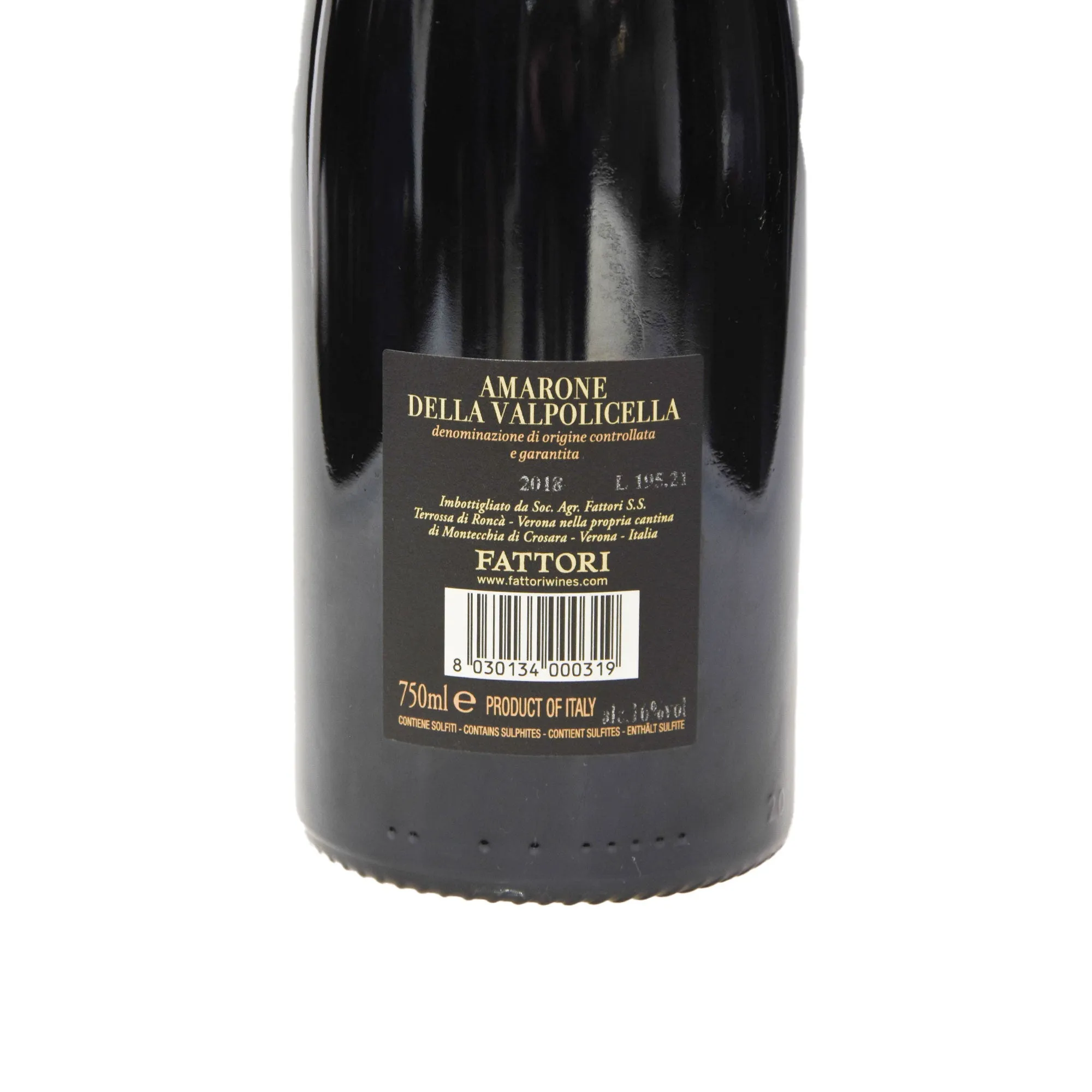 Amarone della Valpolicella, Col de la Bastia DOCG Antonio Fattori 2018