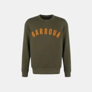 Barbour Essential Prep Logo Sweatshirt Olive