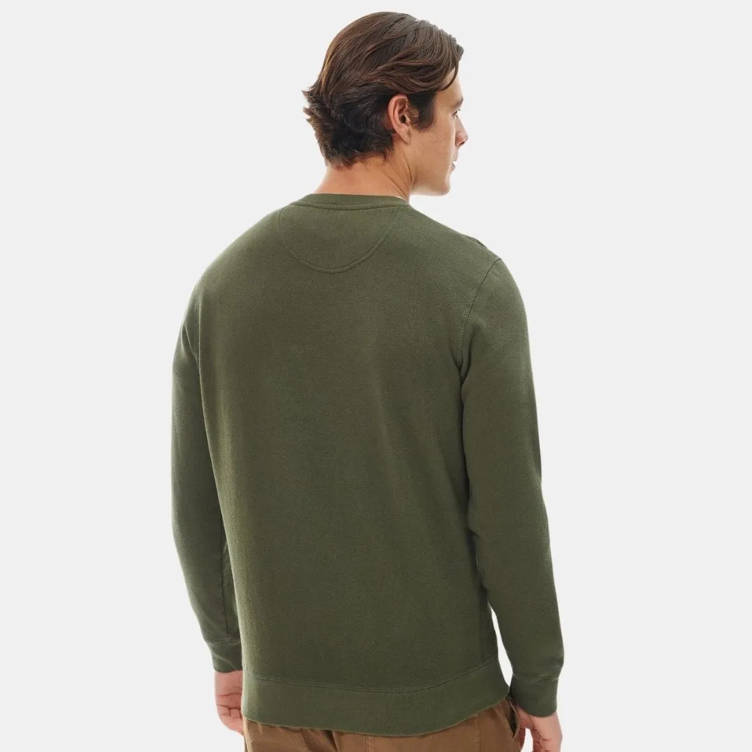 Barbour Essential Prep Logo Sweatshirt Olive