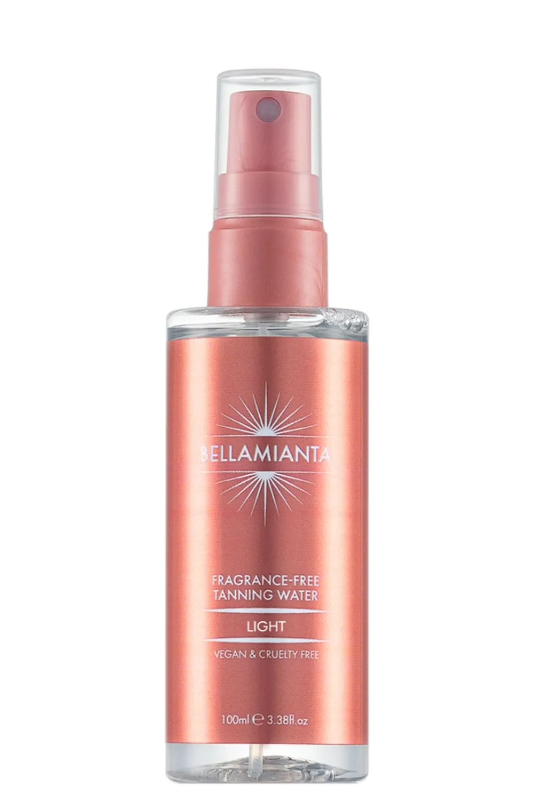 Bellamianta - Fragrance Free Tanning Water - Light