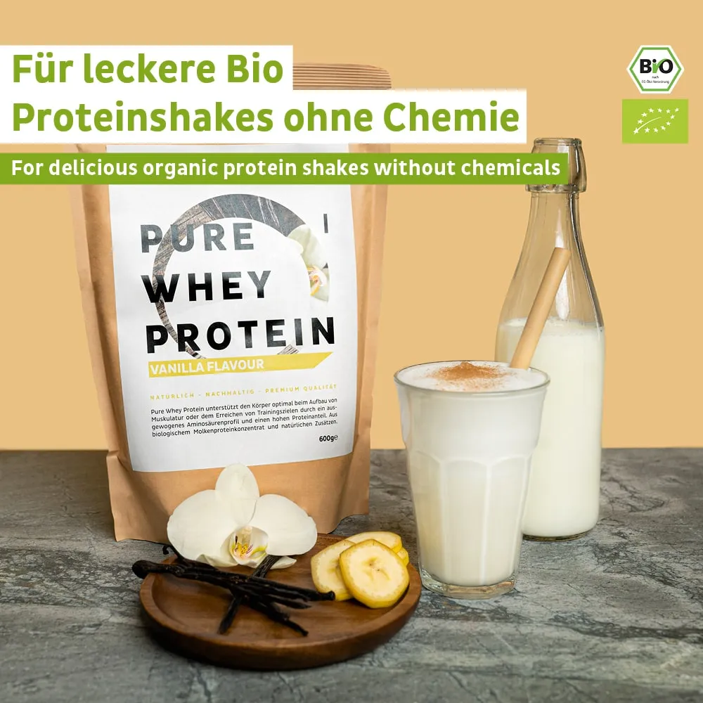 Bio Whey Proteinpulver 3er Bundle (Sorten frei wählbar)