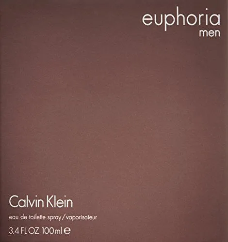 CALVIN KLEIN EUPHORIA FOR MEN EAU DE TOILETTE, 3.4 FL. OZ.