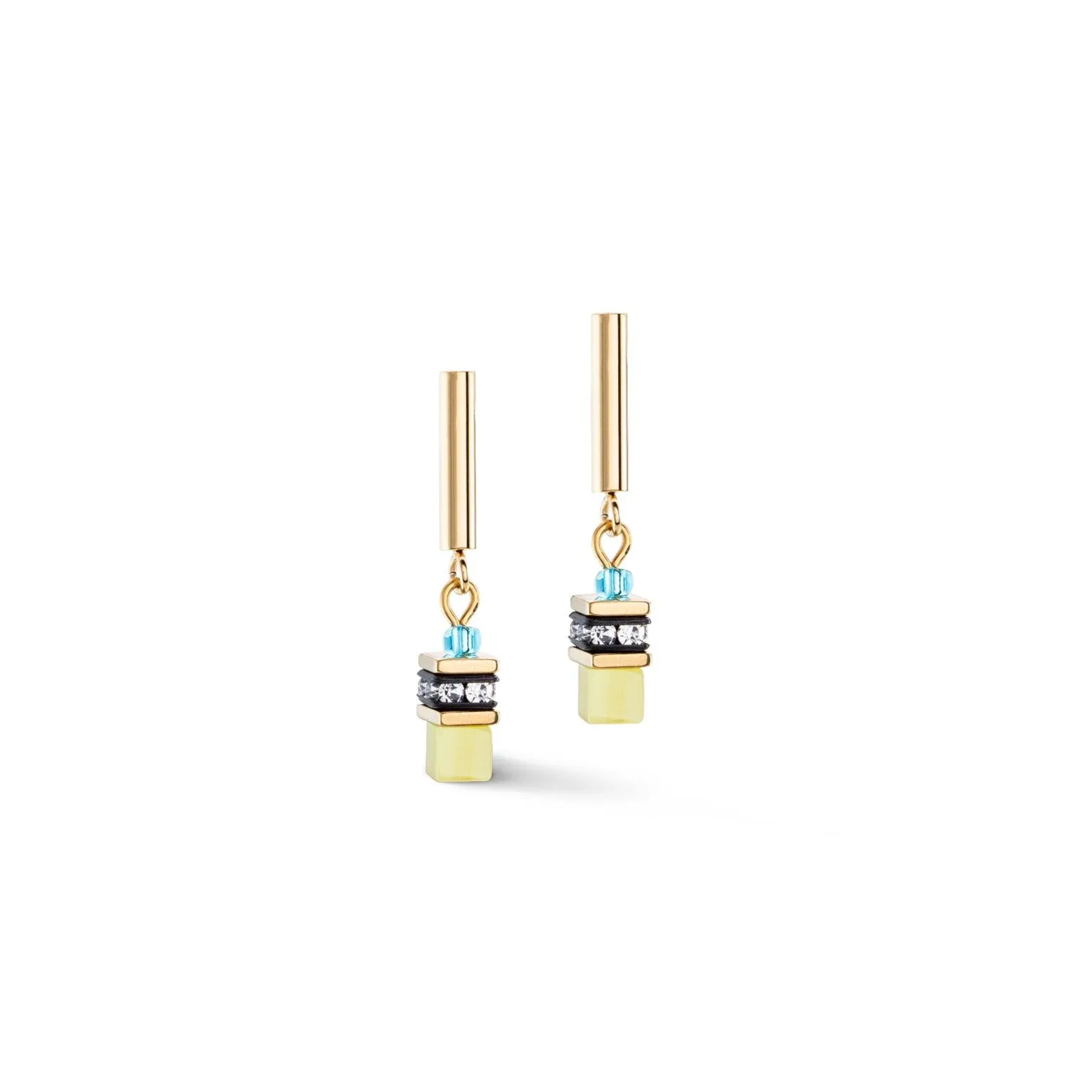 Coeur De Lion GeoCUBE® Light Mini Rainbow Earrings