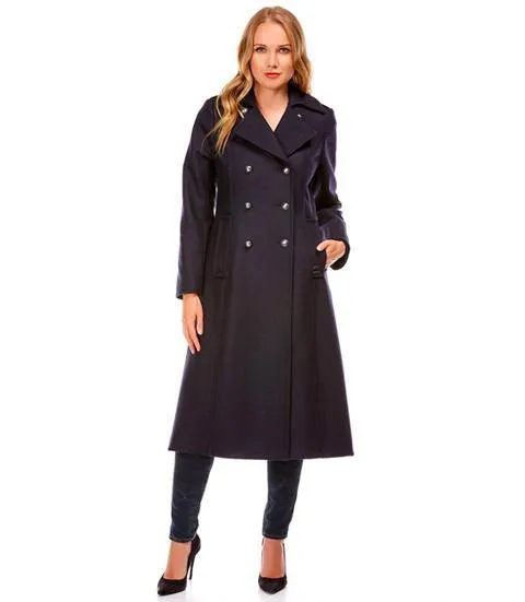 Dalmard Marine - Carnac Cashmere - Womens Long Coat