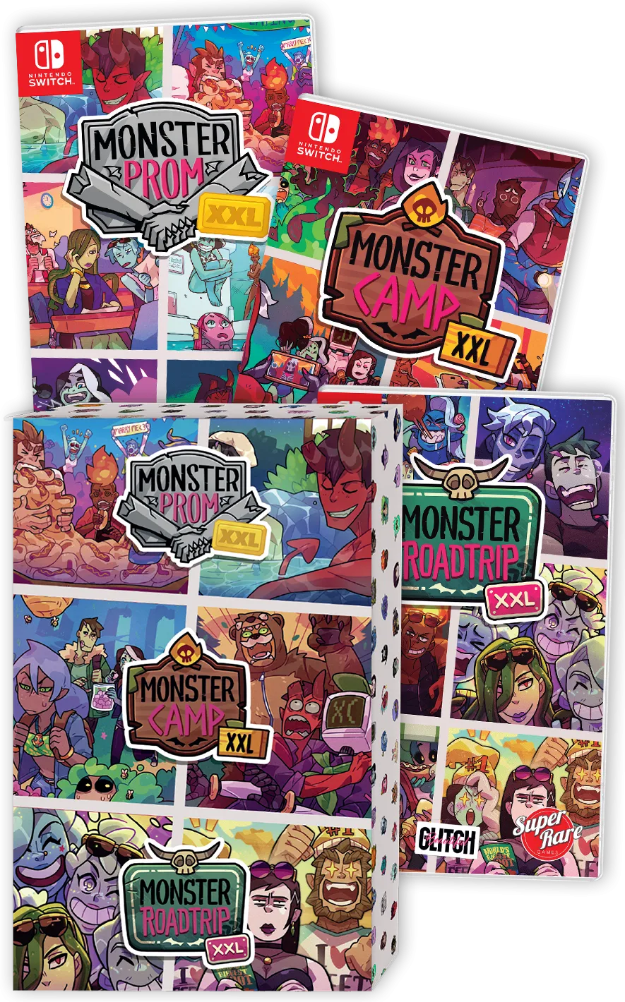 [Deluxe Edition] DE#1: Monster Prom XXL Triple Pack (Switch)