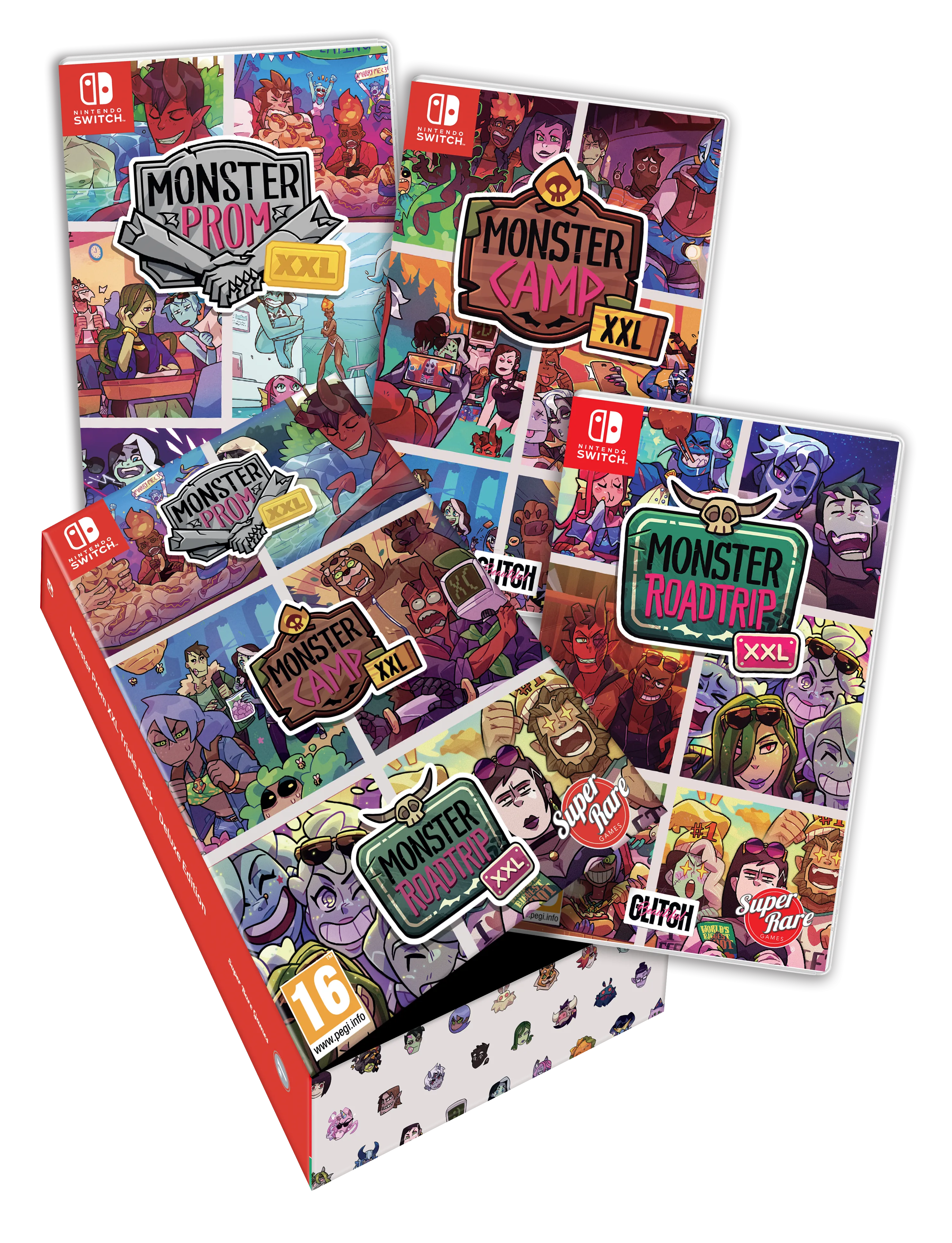 [Deluxe Edition] DE#1: Monster Prom XXL Triple Pack (Switch)