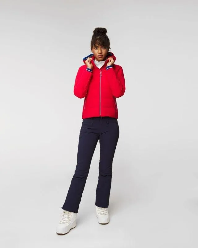 Heres an optimized version of the product title translated into English with added modifiers:

DESCENTE - Jolie - Womens Premium Down-Lined Ski Jacket