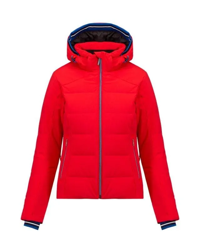 Heres an optimized version of the product title translated into English with added modifiers:

DESCENTE - Jolie - Womens Premium Down-Lined Ski Jacket