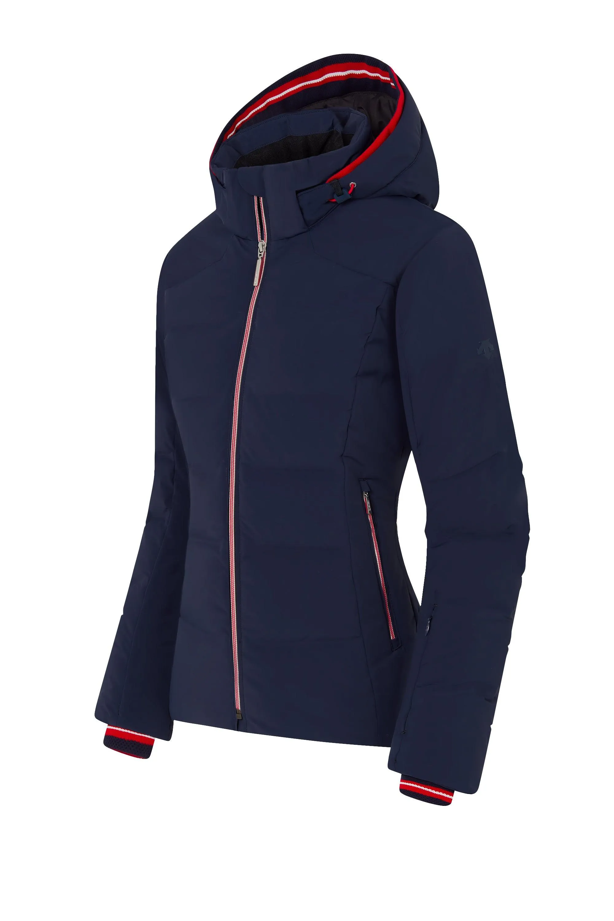 Heres an optimized version of the product title translated into English with added modifiers:

DESCENTE - Jolie - Womens Premium Down-Lined Ski Jacket