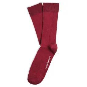 Originals Fine Rib Socks Bordeaux