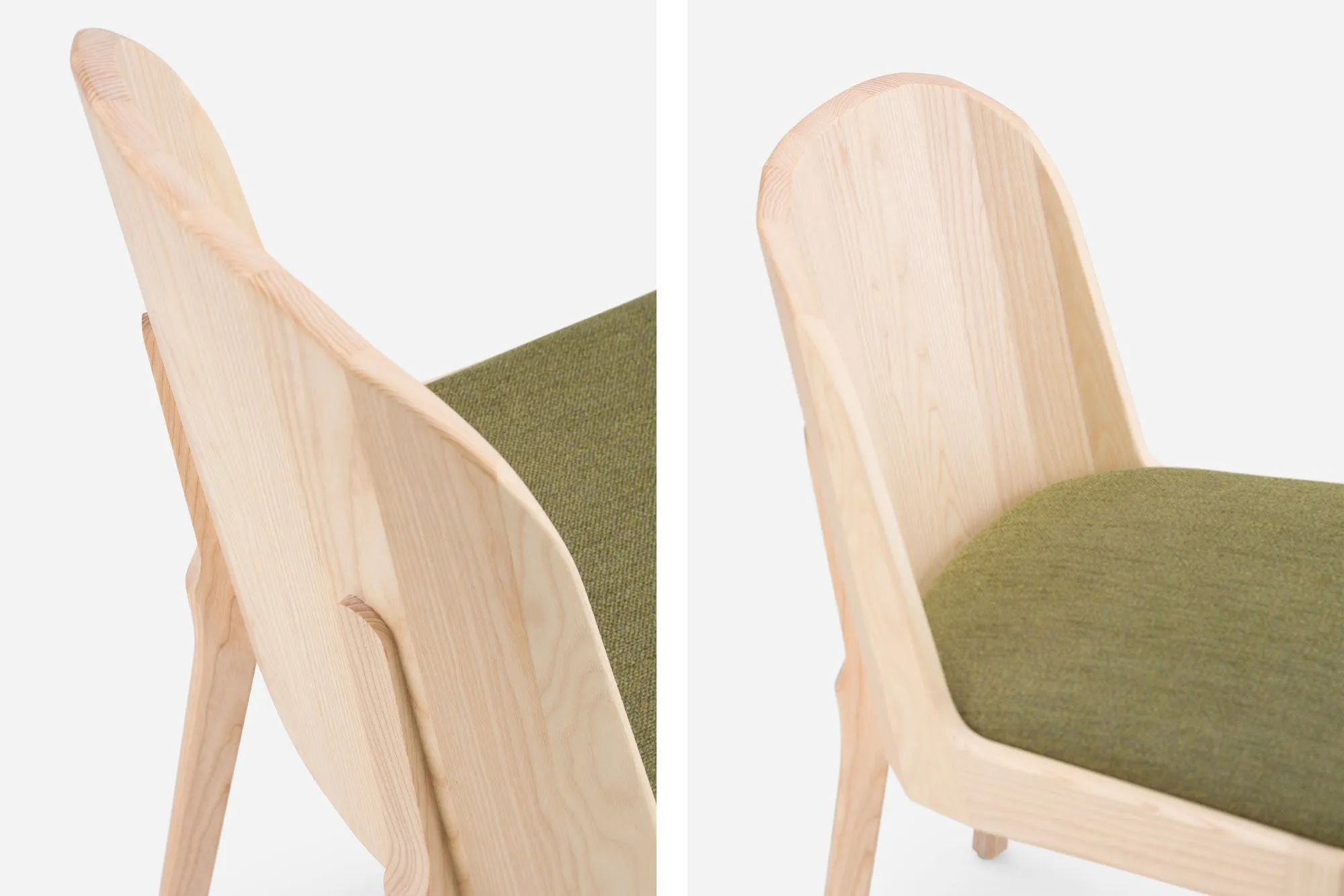 TWENTY-FIVE ARMLESS DINING CHAIR