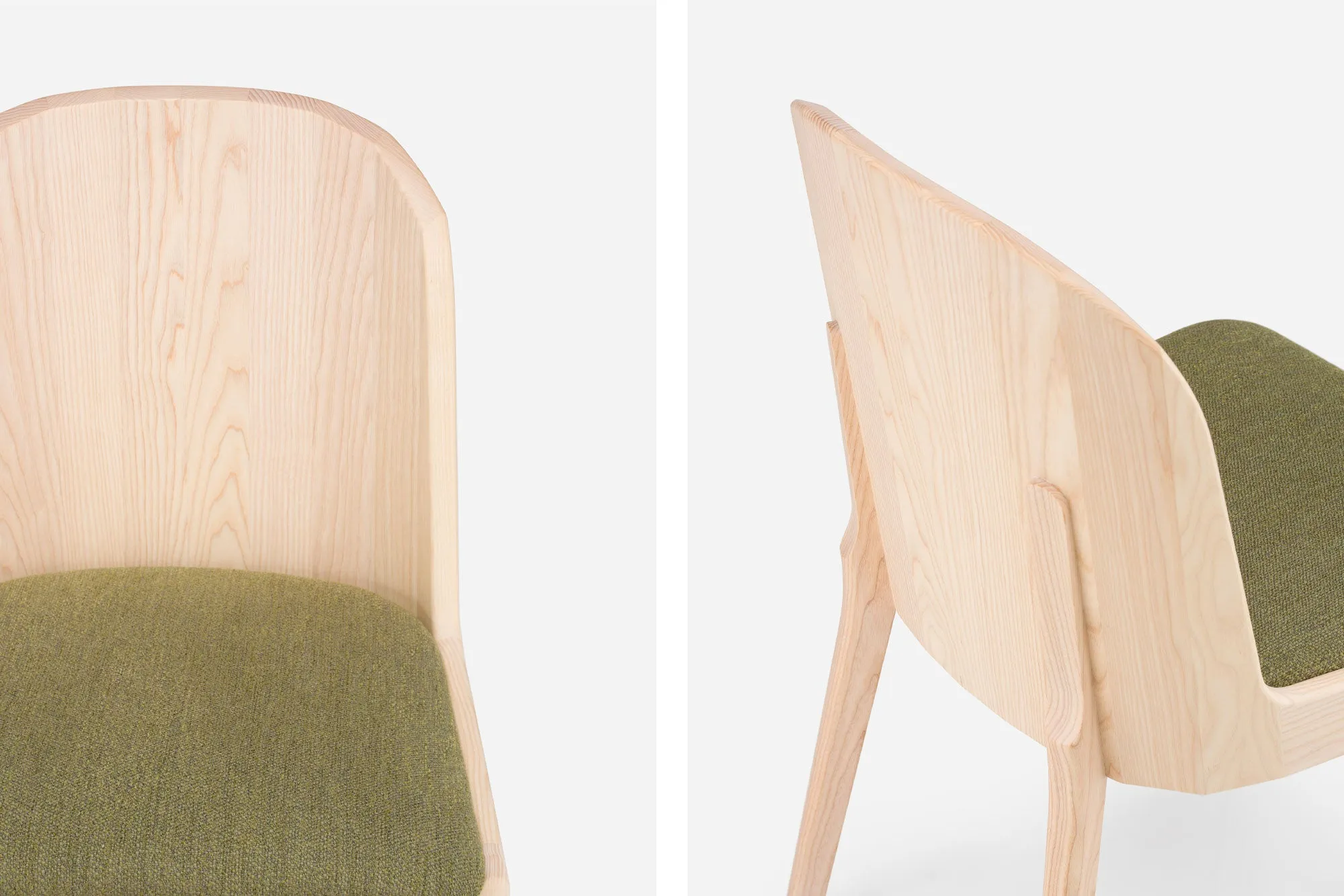 TWENTY-FIVE ARMLESS DINING CHAIR