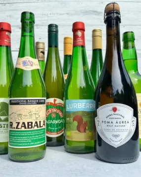 Variety Box of Spanish Cider brands from Asturias & Basque Country